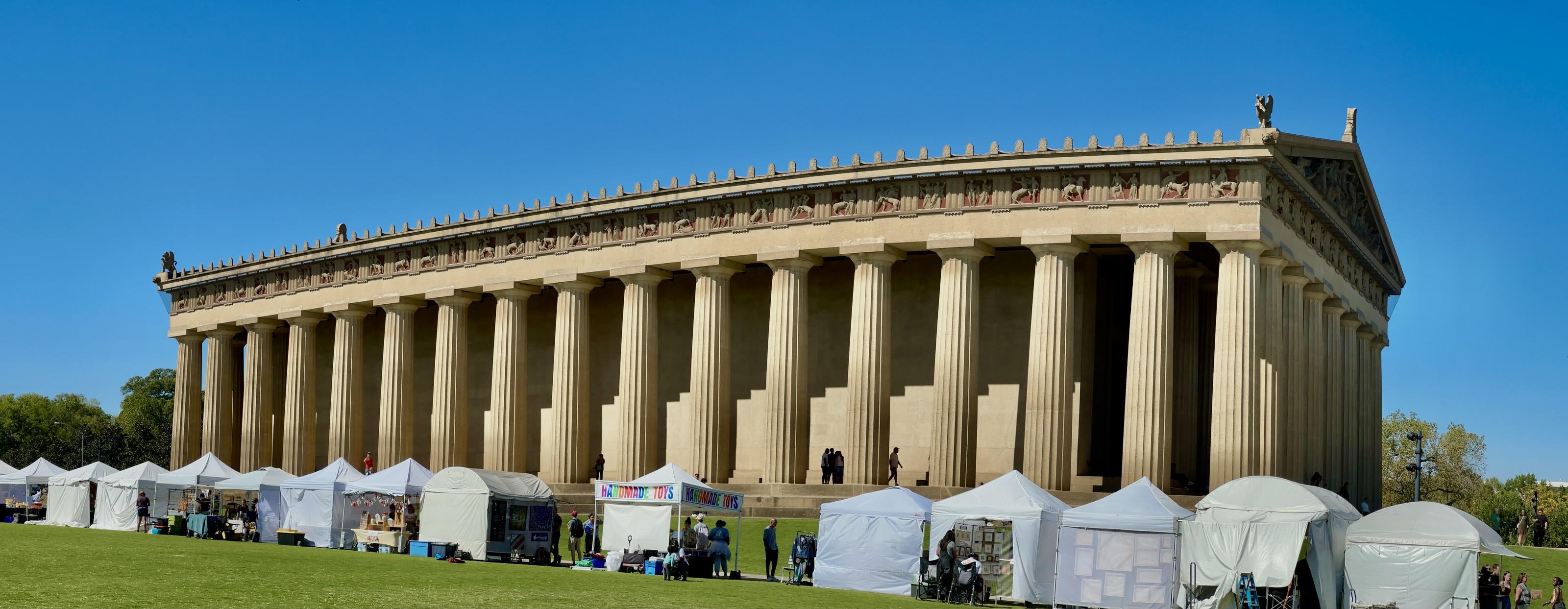 The Parthenon replica in Centennial Park, Nashville.