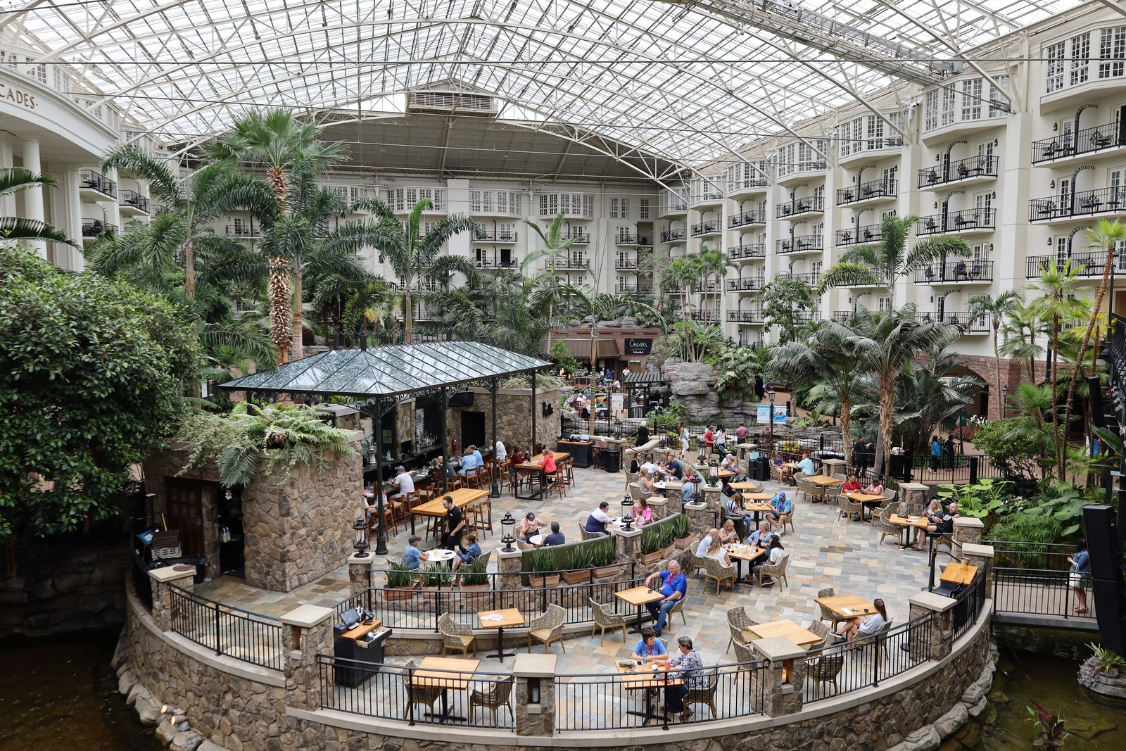 The Cascades Atrium inside Gaylord Opryland Resort in Nashville.